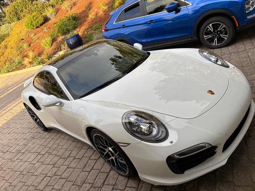 White 2015 Porsche 911 911 Turbo S