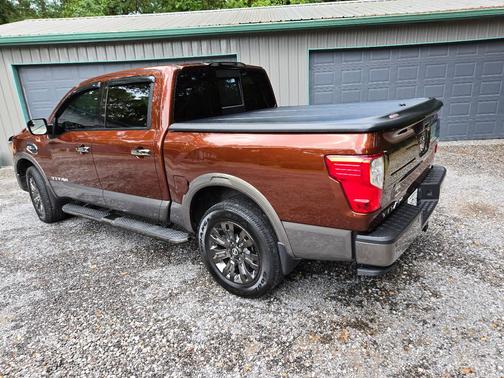 Brown 2017 Nissan Titan Platinum Reserve