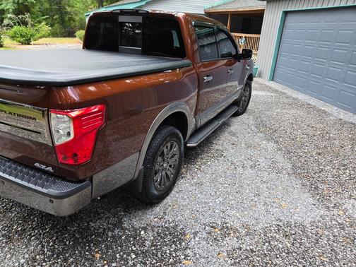 Brown 2017 Nissan Titan Platinum Reserve