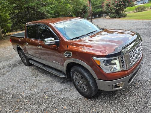 Brown 2017 Nissan Titan Platinum Reserve