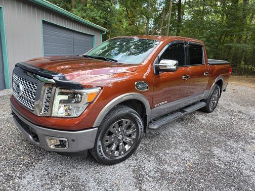 Brown 2017 Nissan Titan Platinum Reserve