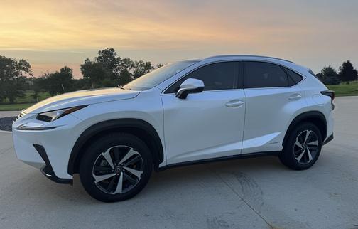 White 2020 Lexus NX 300h Base
