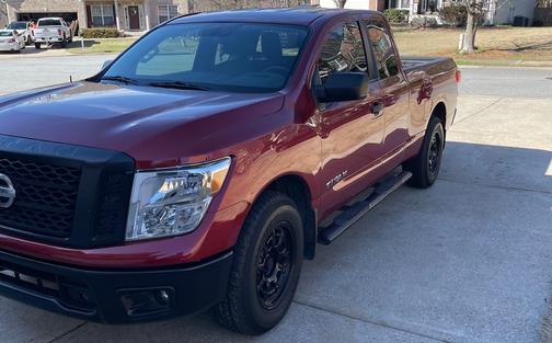 Red 2018 Nissan Titan S