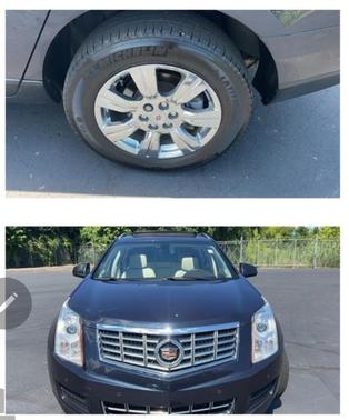 Blue 2014 Cadillac SRX Luxury Collection
