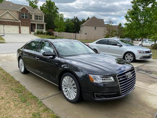Gray 2015 Audi A8 L 4.0T