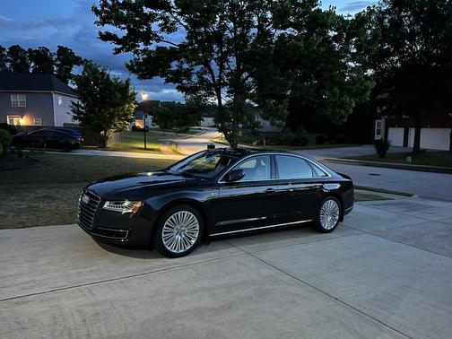 Gray 2015 Audi A8 L 4.0T