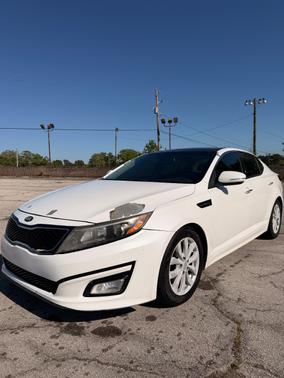 White 2015 Kia Optima EX