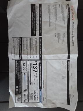 Gray 2024 Tesla Model 3 Long Range