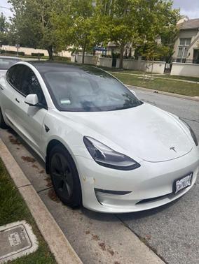 White 2022 Tesla Model 3 Long Range