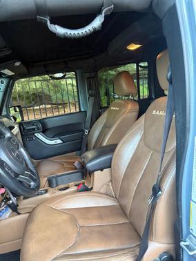 Gray 2014 Jeep Wrangler Unlimited Sahara