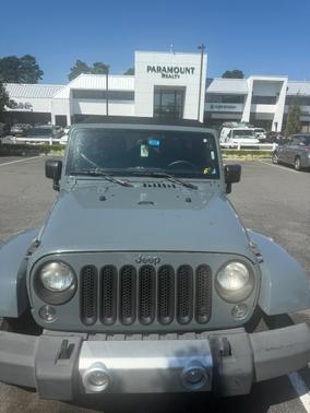Gray 2014 Jeep Wrangler Unlimited Sahara
