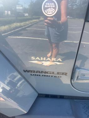 Gray 2014 Jeep Wrangler Unlimited Sahara