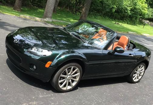 Green 2008 Mazda MX-5 Miata Grand Touring Hardtop Convertible