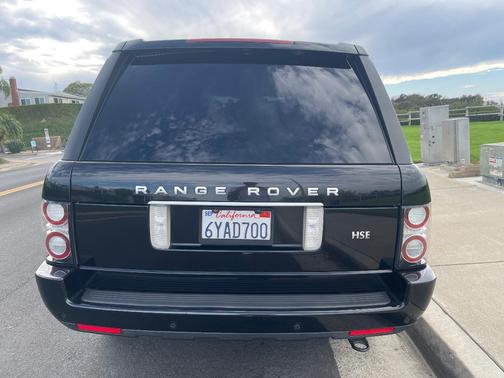 Black 2012 Land Rover Range Rover HSE