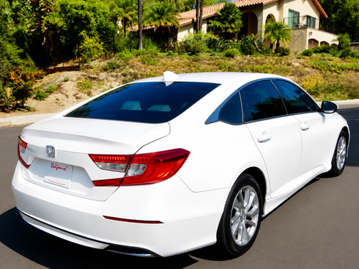 White 2019 Honda Accord LX