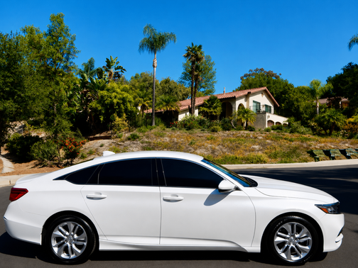 White 2019 Honda Accord LX