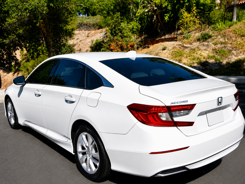 White 2019 Honda Accord LX