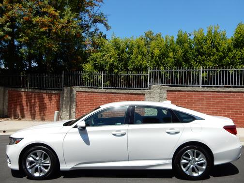White 2019 Honda Accord LX