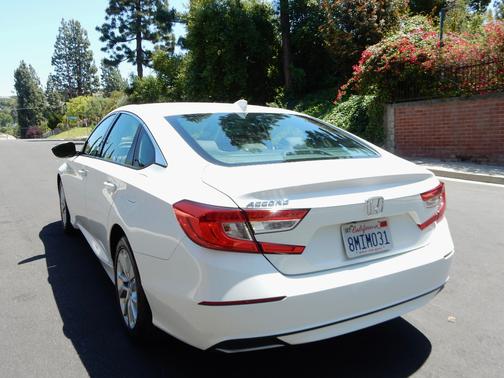 White 2019 Honda Accord LX