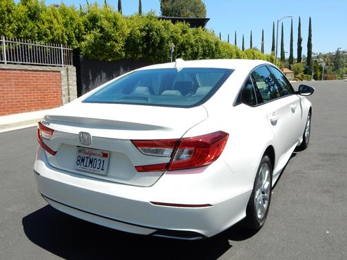 White 2019 Honda Accord LX
