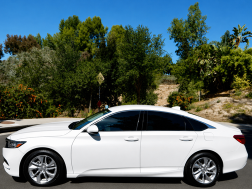 White 2019 Honda Accord LX