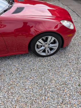 Red 2009 Mercedes-Benz SLK-Class SLK350 Roadster
