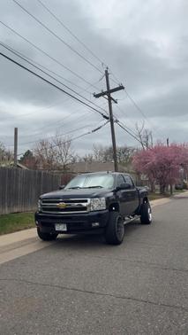 Blue 2008 Chevrolet Silverado 1500 LTZ Crew Cab