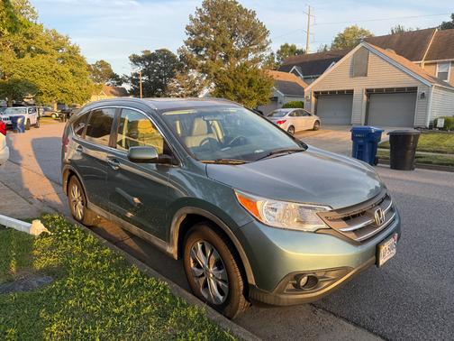 Blue 2013 Honda CR-V EX-L