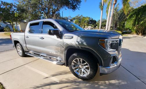 Gray 2021 GMC Sierra 1500 SLT