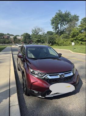 Red 2017 Honda CR-V EX-L