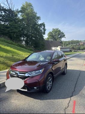 Red 2017 Honda CR-V EX-L