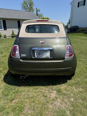 Green 2013 FIAT 500C Pop
