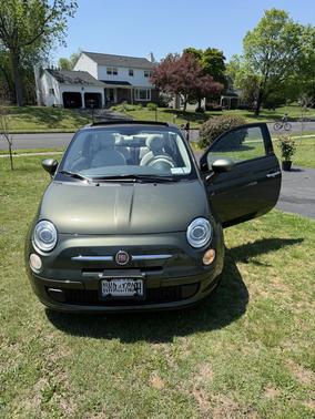 Green 2013 FIAT 500C Pop