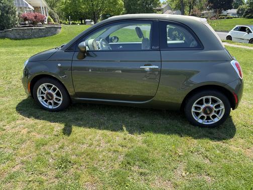 Green 2013 FIAT 500C Pop