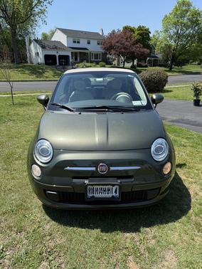 Green 2013 FIAT 500C Pop