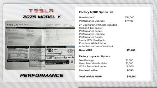 2025 Tesla Model Y Performance