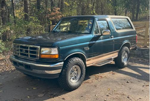 Green 1995 Ford Bronco Eddie Bauer