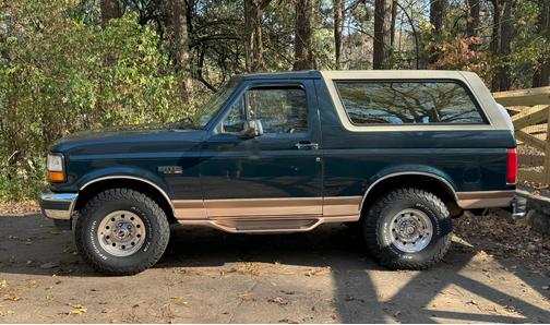 Green 1995 Ford Bronco Eddie Bauer