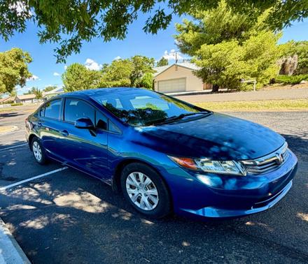 Blue 2012 Honda Civic LX