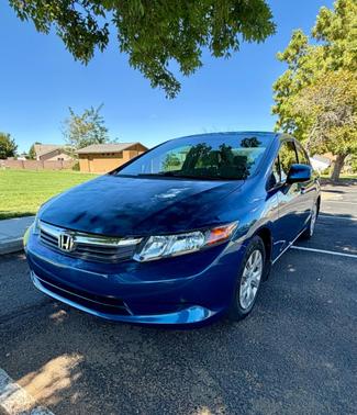 Blue 2012 Honda Civic LX