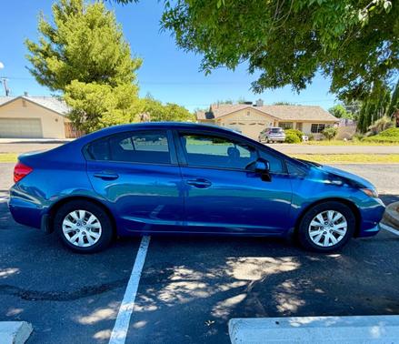 Blue 2012 Honda Civic LX