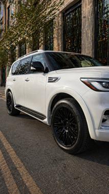 White 2021 INFINITI QX80 SENSORY