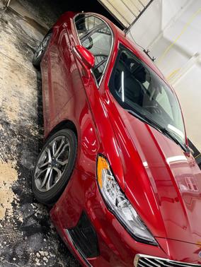 Red 2019 Ford Fusion SEL