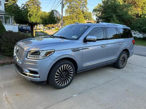 Blue 2019 Lincoln Navigator Black Label