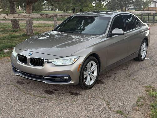 Beige 2016 BMW 328 i xDrive