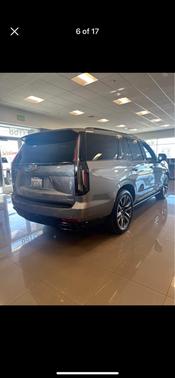 Gray 2021 Cadillac Escalade Sport