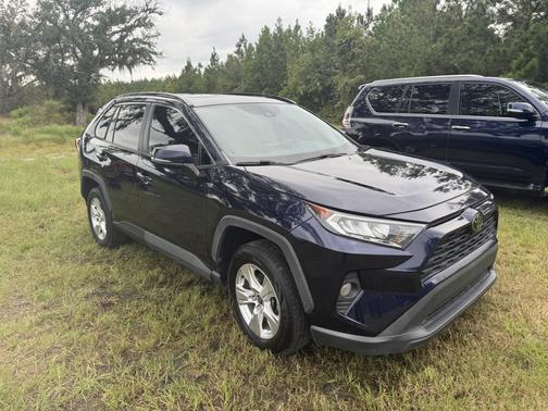 Blue 2021 Toyota RAV4 XLE