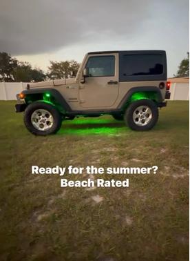 Beige 2016 Jeep Wrangler Sport