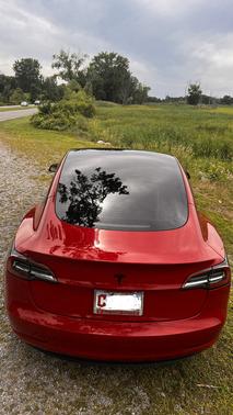 Red 2023 Tesla Model 3 Base