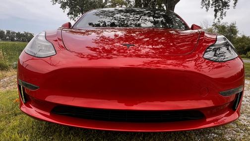 Red 2023 Tesla Model 3 Base